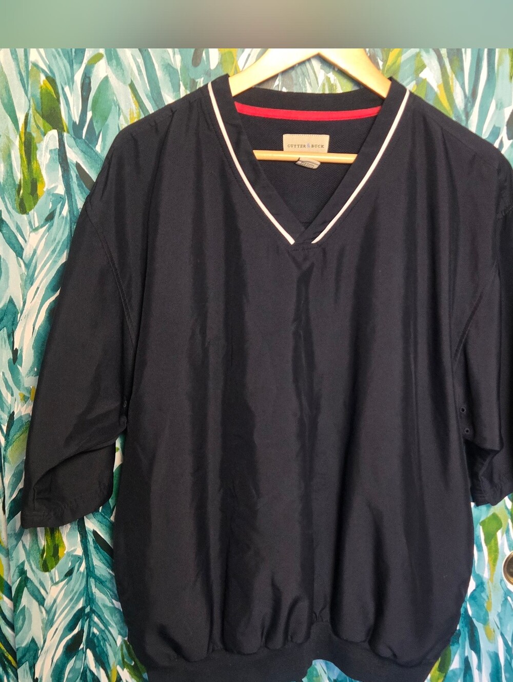 Cutter & Buck Men's Navy V-Neck Pullover